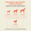 Kito Fish Oil for Cats & Dogs – Omega 3 & 6 Support for Skin, Coat, Joints & Heart (200 ml)
