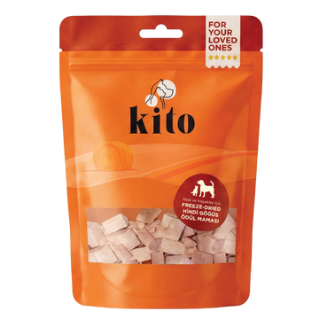 Kito Freeze Dried Hindi Göğüs Ödül Maması Kediler için (30 gr)
