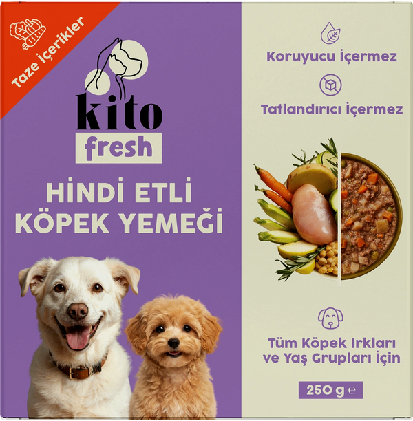 Kito Fresh Dog Food Turkey Recipe (250 g)