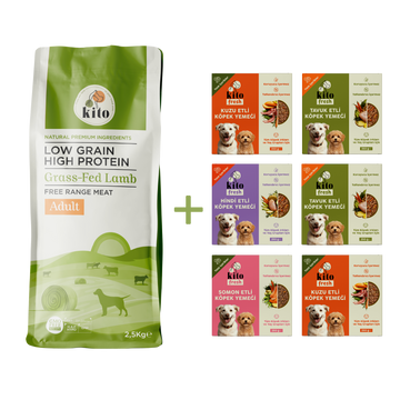 Adult Dog Food 2,5 KG + Kito Fresh Introduction Package