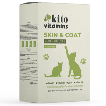 Kito Skin & Coat Kediler için Tüy Sağlığını Destekleyici Multivitamin