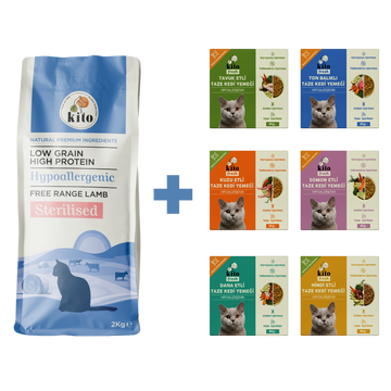 Kısır Kedi Maması ve Kedi Kito Fresh Tanışma Paketi