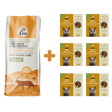 Yetişkin Kedi Maması ve Hindi Etli Kedi Yemeği