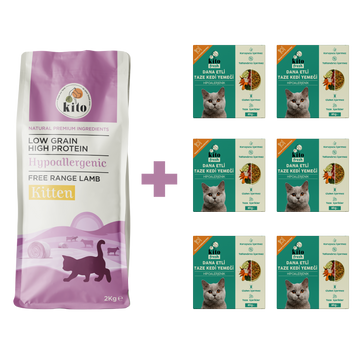 Yavru Kedi Maması ve Dana Etli Kedi Yemeği