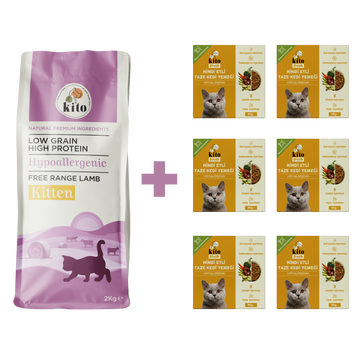 Yavru Kedi Maması ve Hindi Etli Kedi Yemeği