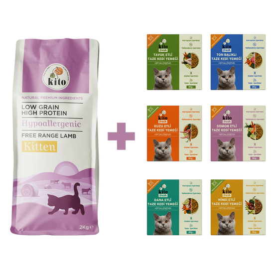 Yavru Kedi Maması ve Kedi Kito Fresh Tanışma Paketi