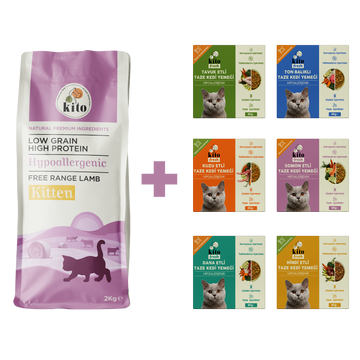 Yavru Kedi Maması ve Kedi Kito Fresh Tanışma Paketi