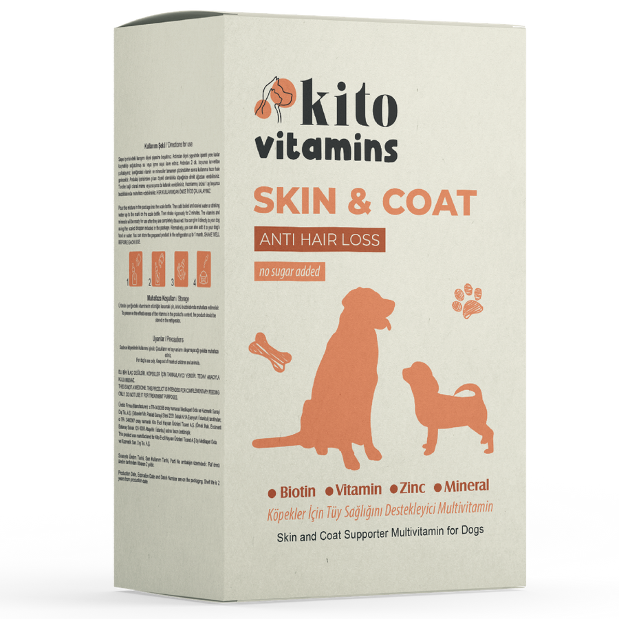 Kito Skin & Coat Köpekler için Tüy Sağlığını Destekleyici Multivitamin