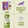 45 Adet Kito Fresh Hindi Etli Köpek Yemeği %100 Taze İçerikli Mama+ 15 kg Yetişkin Köpek Maması