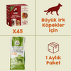 45 Adet Kito Fresh Dana Etli Köpek Yemeği %100 Taze İçerikli Mama+ 15 kg Yetişkin Köpek Maması