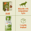 45 Piece Kito Fresh Dog Food with Chicken + Adult Dog Food with Grass-Fed Lamb 15 kg