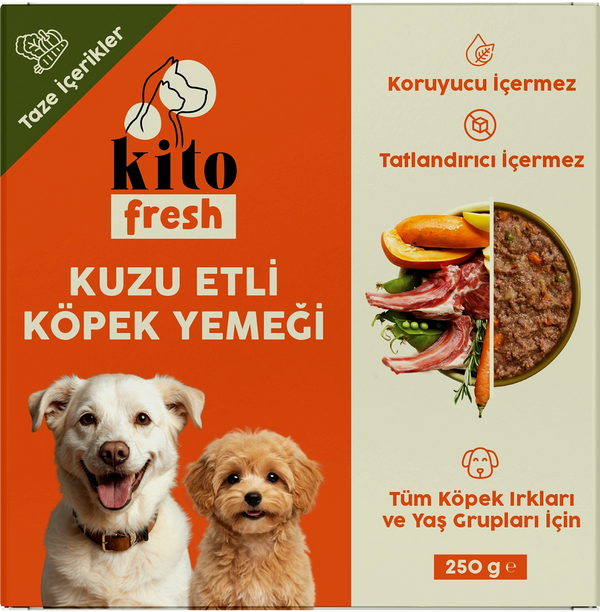 Kito Fresh Dog Food Lamb Recipe (250 g)