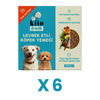 6 Adet Kito Fresh Levrek Etli Köpek Yemeği %100 Taze İçerikli Mama (1,5 KG)