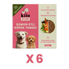 6 Adet Kito Fresh Somon Etli Köpek Yemeği %100 Taze İçerikli Mama (1,5 KG)
