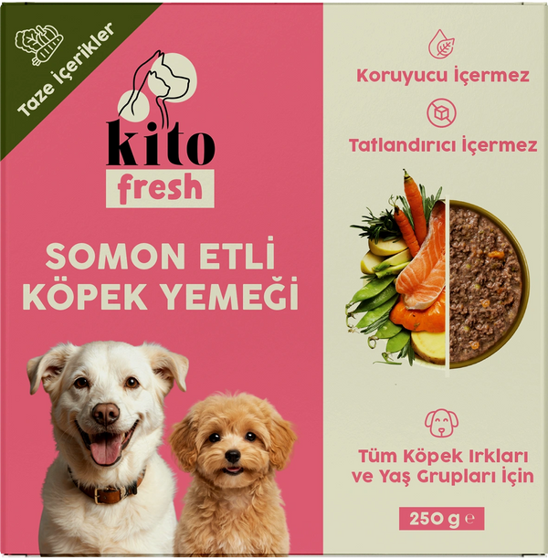 Kito Fresh Dog Food Salmon Recipe (250 g)