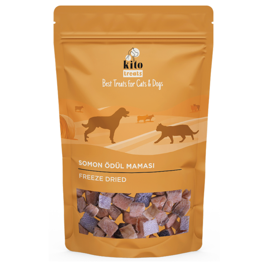 Kito Freeze Dried Somon Ödül Maması Köpekler için (30 gr)
