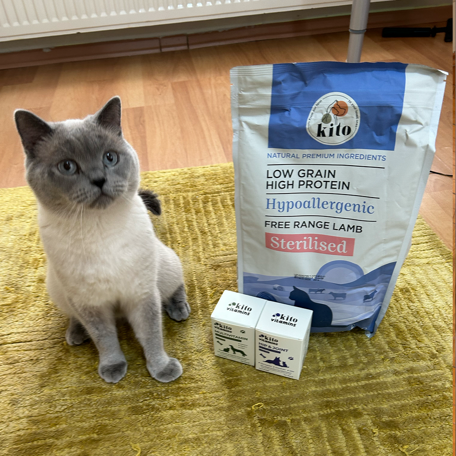 3 pieces of 2 kg sterilised cat food