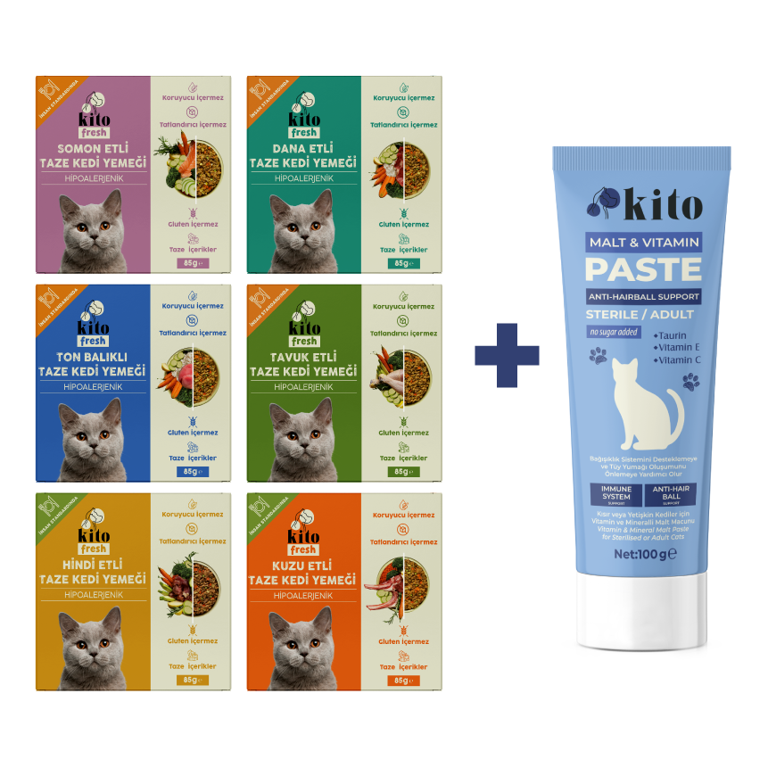 KITO Malt Paste for Adult & Sterilized Cats – 100g