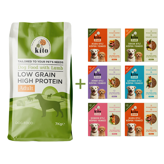 Adult Dog Food 7 KG + Kito Fresh Introduction Package