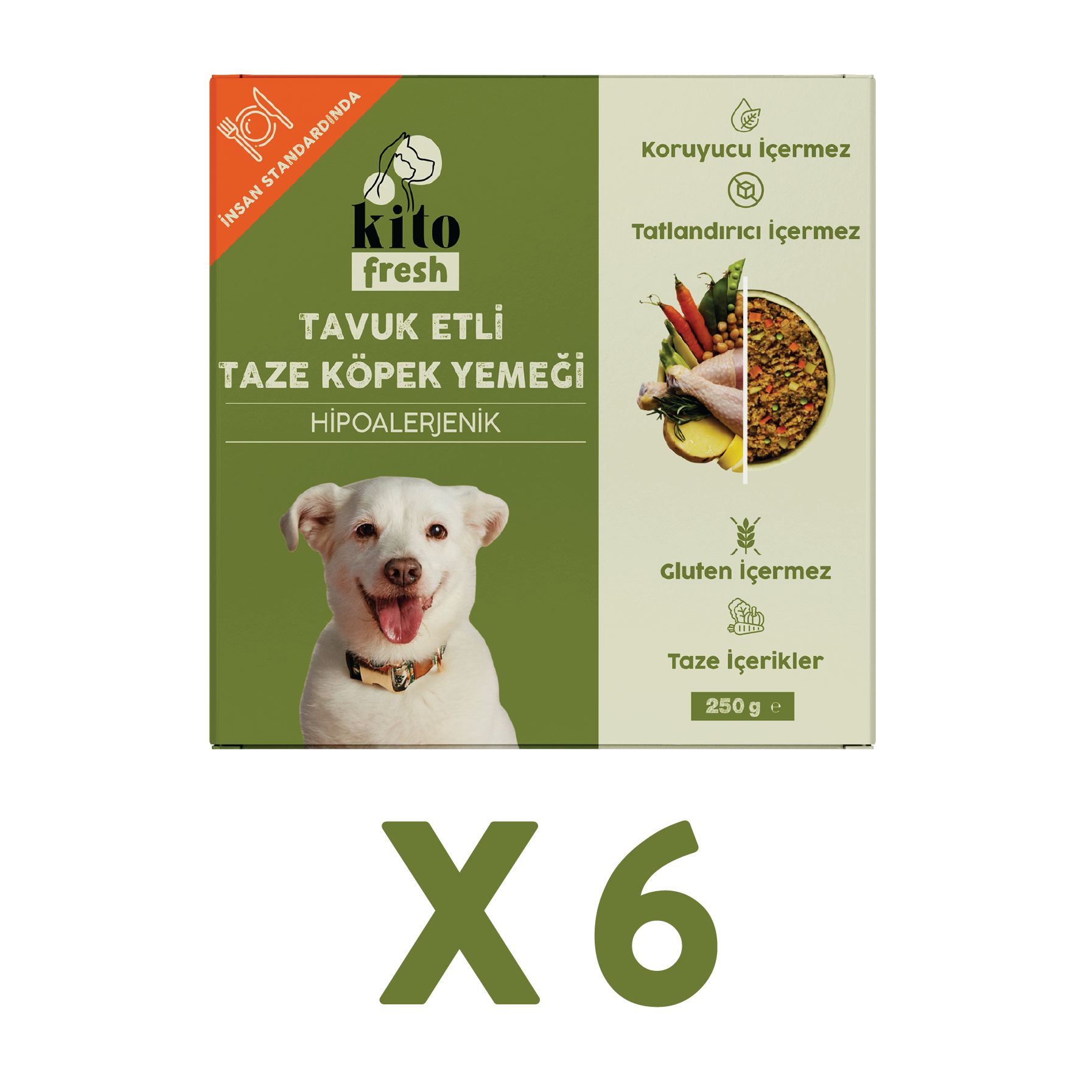 Tavuk Etli Köpek Yemeği