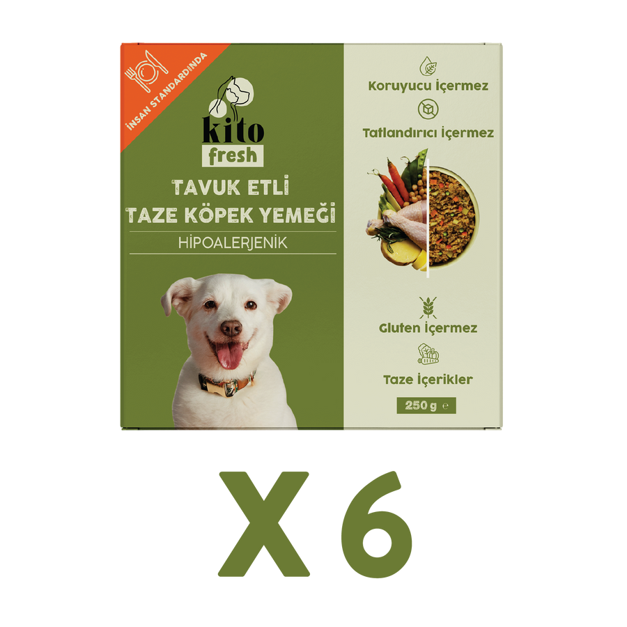 Kito Fresh Dog Food with Chicken X 6 (1.5 kg)