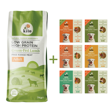 Adult Dog Food 7 KG + Kito Fresh Introduction Package