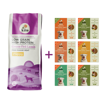 Puppy Food 2,5 KG + Kito Fresh Introduction Package