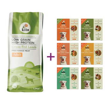 Adult Dog Food 2,5 KG + Kito Fresh Introduction Package