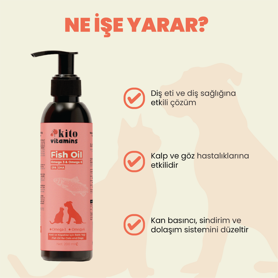 15 kg yetişkin köpek maması + Fish oil