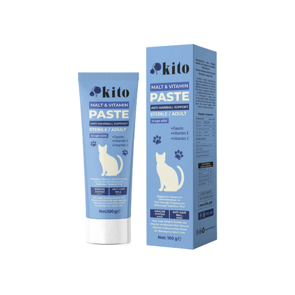 Hairball Control Multivitamin Malt Paste for Neutered or Adult Cats